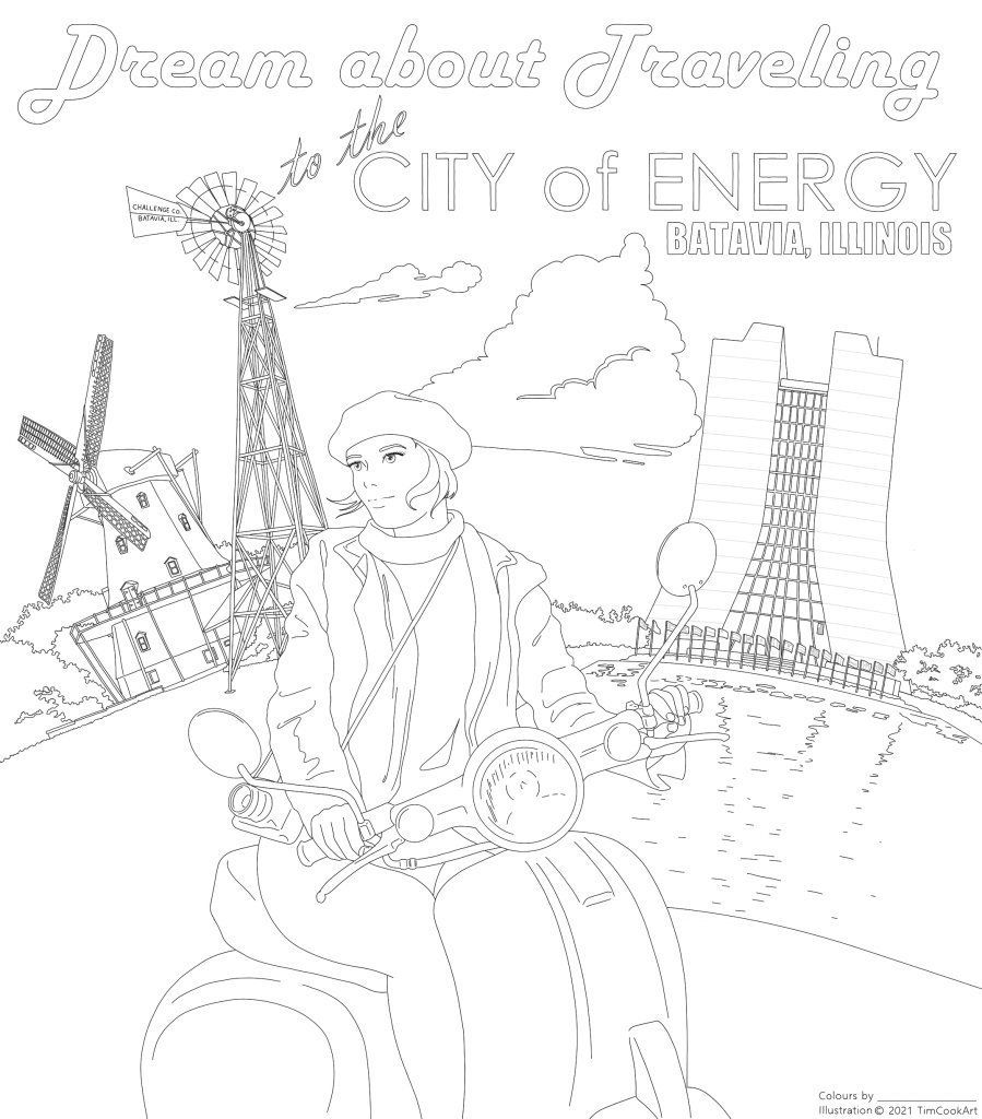 Drawings|Batavia travel poster