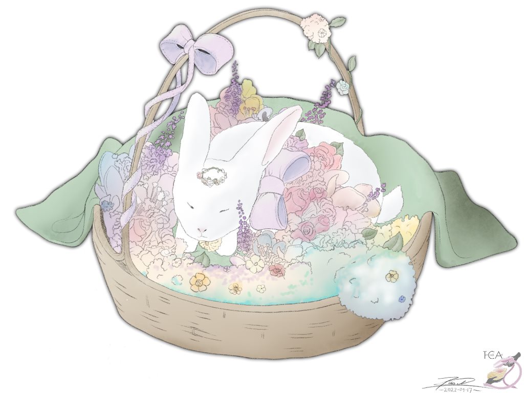 Commissioned Works|Basket Bunny