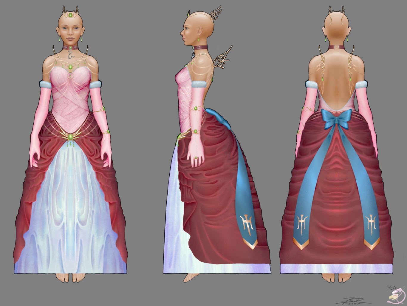 Fashion Design|Ball gown 1